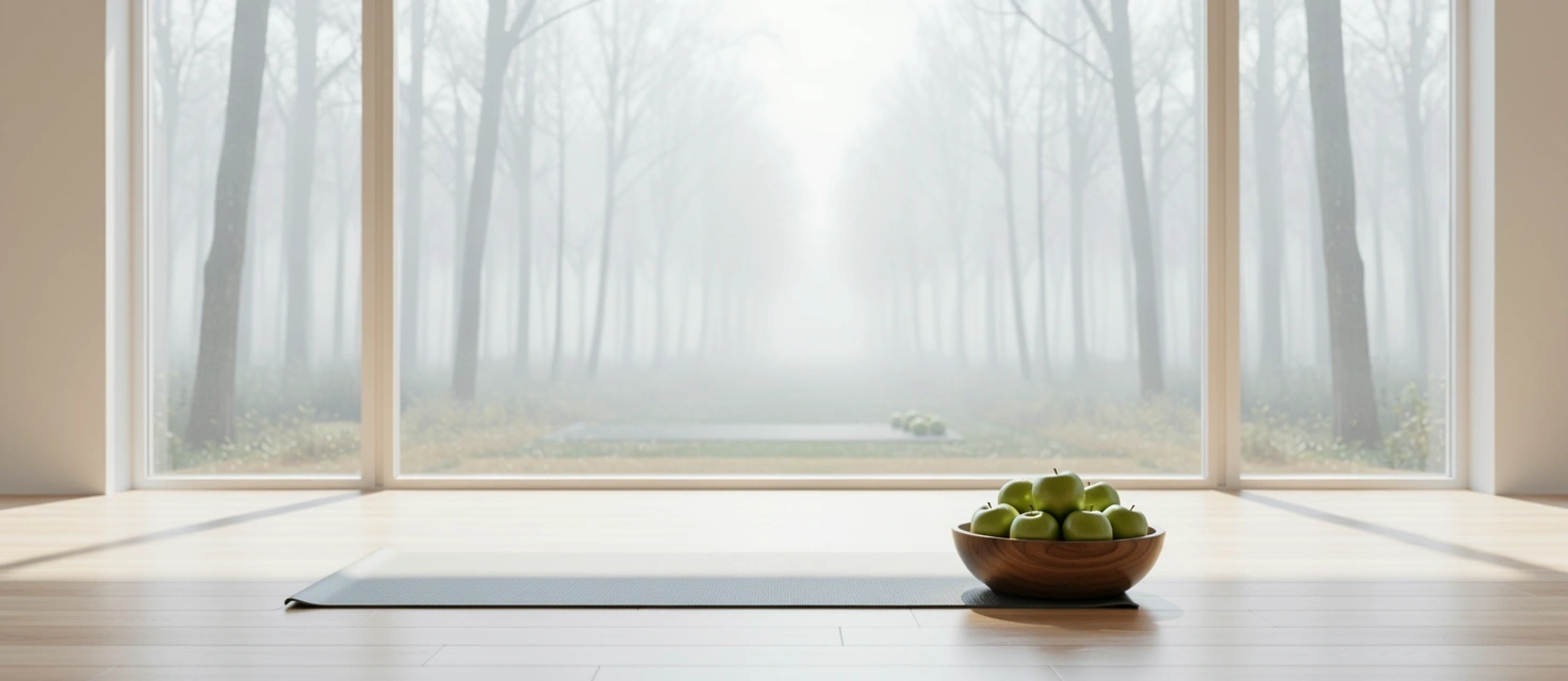 Minimalist wellness environment